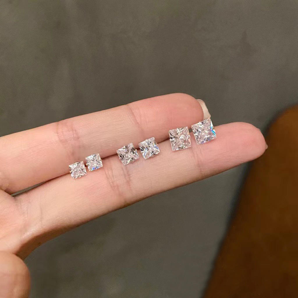 Crystal Prism Stud Set