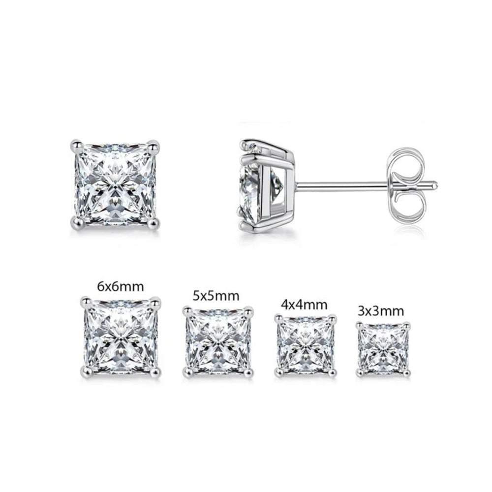 Crystal Prism Stud Set