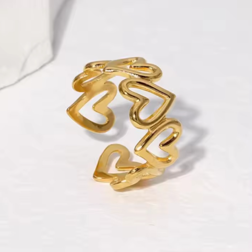 Heart Loop Ring - BlingVows - Best Imitation & Anti Tarnish Jewelry Wholesaler