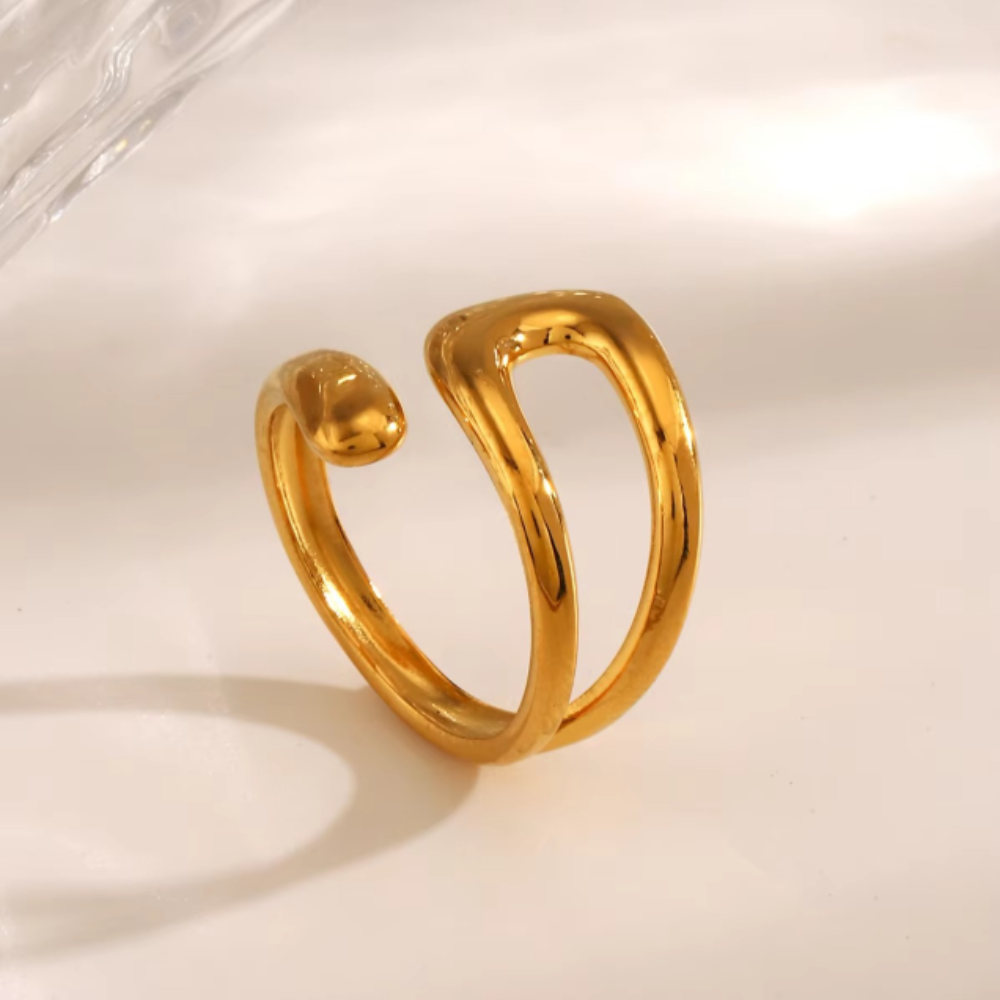 Hollow Cross Opening Ring - BlingVows - Best Imitation & Anti Tarnish Jewelry Wholesaler