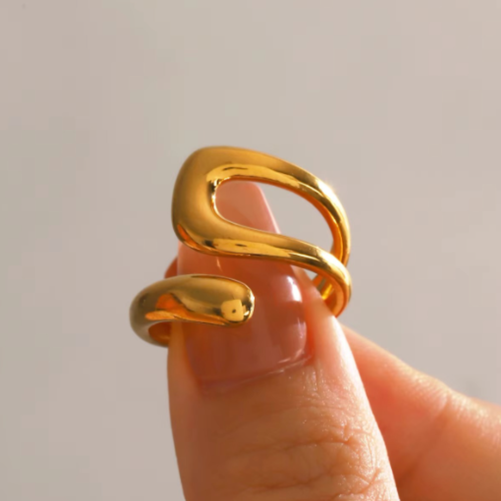 Hollow Cross Opening Ring - BlingVows - Best Imitation & Anti Tarnish Jewelry Wholesaler