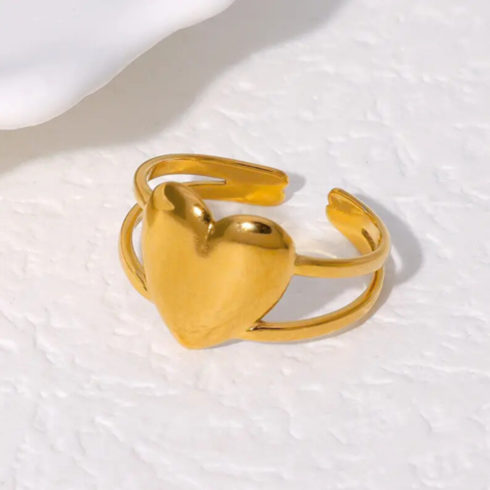 Love Heart Ring - BlingVows - Best Imitation & Anti Tarnish Jewelry Wholesaler
