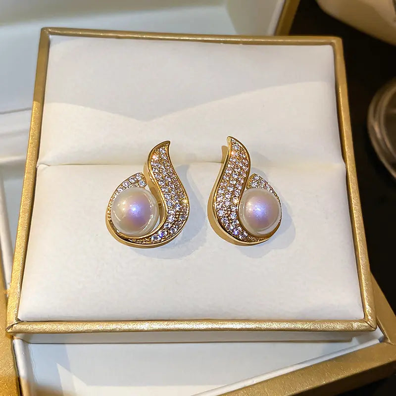 Mermaid Pearl Earring - BlingVows - Best Imitation & Anti Tarnish Jewelry Wholesaler