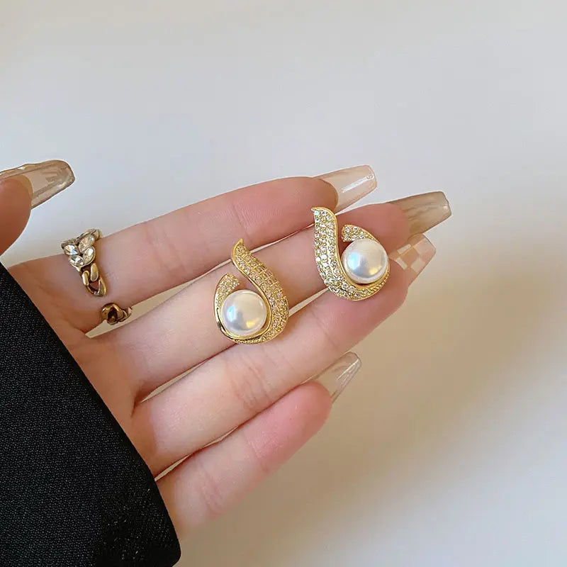 Mermaid Pearl Earring - BlingVows - Best Imitation & Anti Tarnish Jewelry Wholesaler