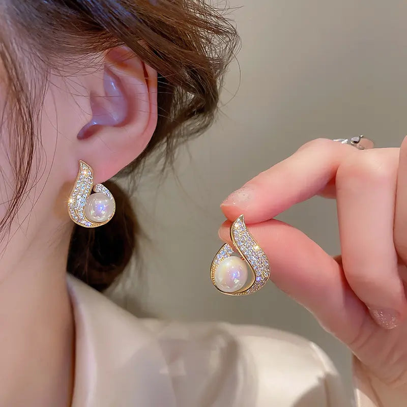 Mermaid Pearl Earring - BlingVows - Best Imitation & Anti Tarnish Jewelry Wholesaler