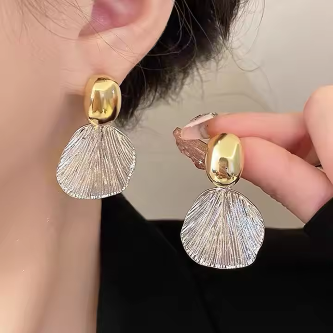 Metal Shell Earrings - BlingVows - Best Imitation & Anti Tarnish Jewelry Wholesaler
