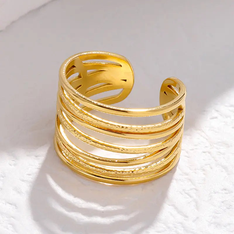 Seven Layers Ring - BlingVows - Best Imitation & Anti Tarnish Jewelry Wholesaler
