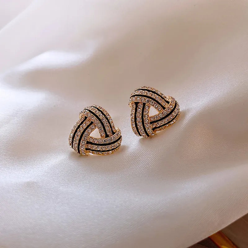 Triangle Geometric Stud Earrings - BlingVows - Best Imitation & Anti Tarnish Jewelry Wholesaler