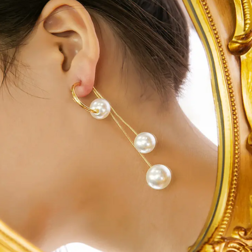 Fashion Luxury earrings elegant Fashion Pearl Earrings For Women