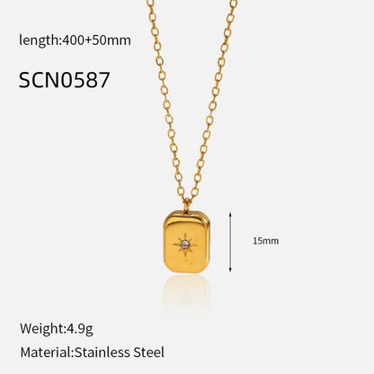 North Star Charm Necklace