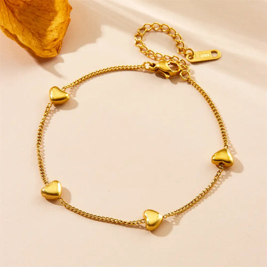 Sweet Heart Charm Bracelet