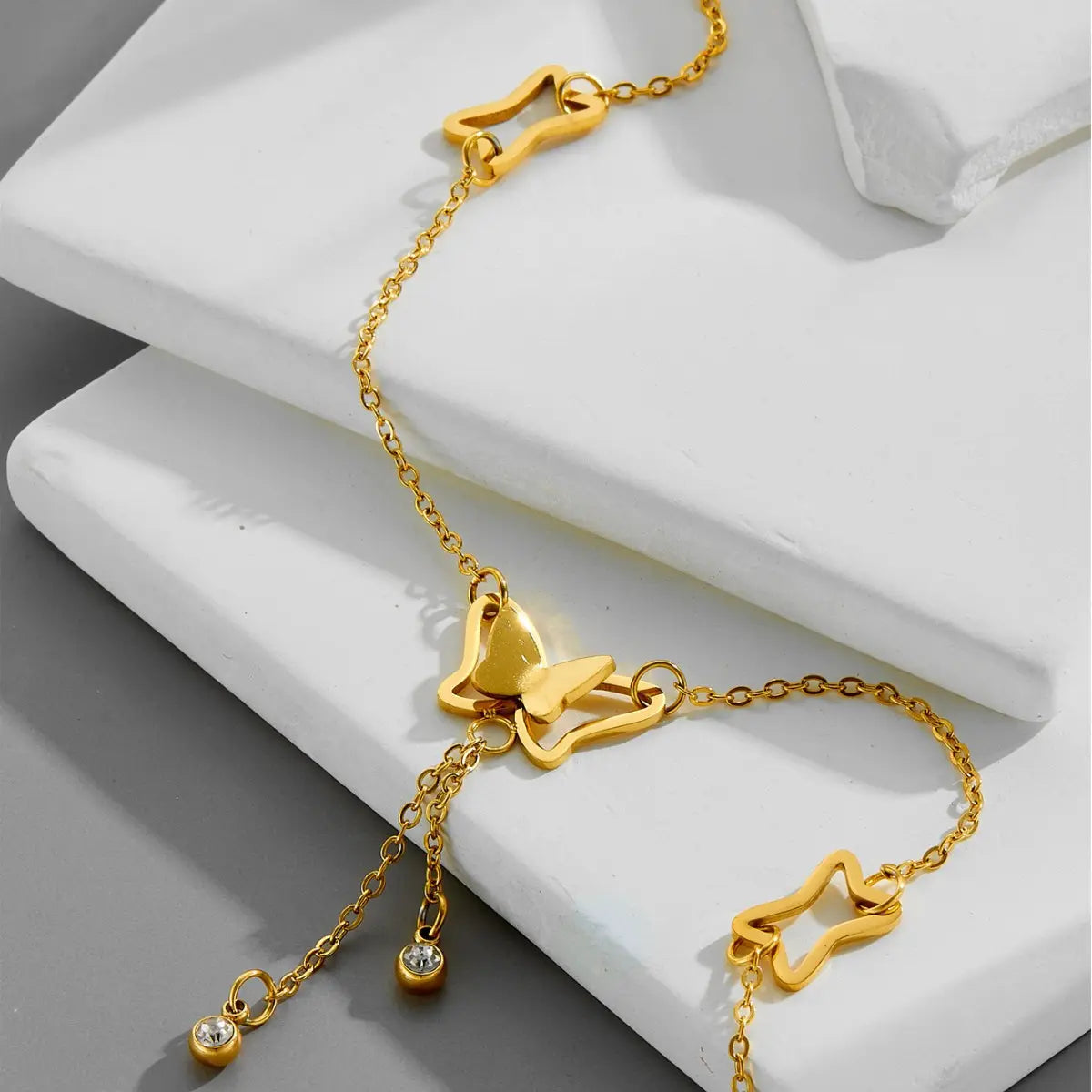 Butterfly Hollow Charm Bracelet - BlingVows - Best Imitation & Anti Tarnish Jewelry Wholesaler