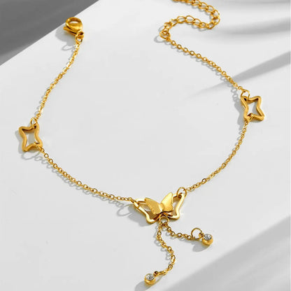 Butterfly Hollow Charm Bracelet - BlingVows - Best Imitation & Anti Tarnish Jewelry Wholesaler