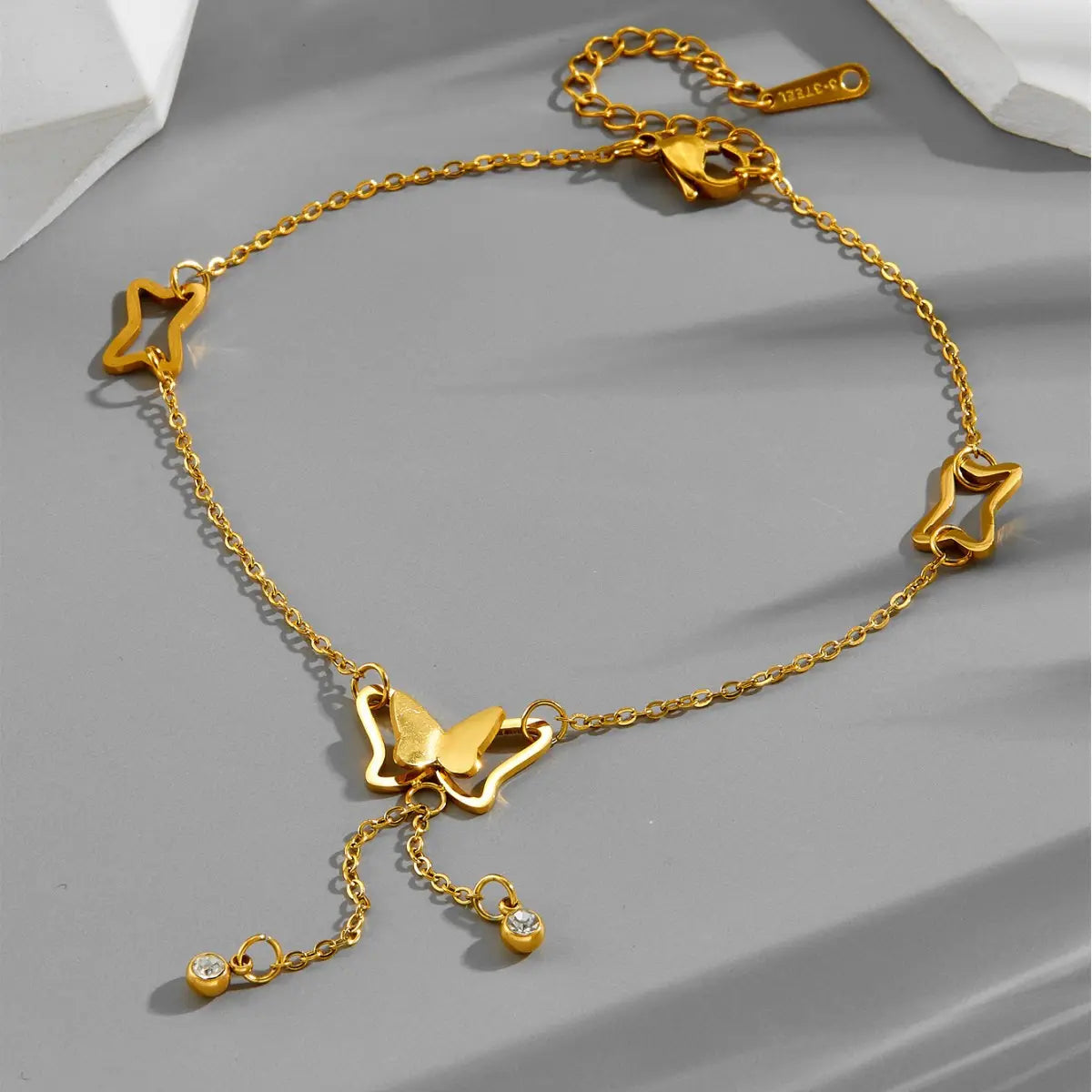 Butterfly Hollow Charm Bracelet - BlingVows - Best Imitation & Anti Tarnish Jewelry Wholesaler