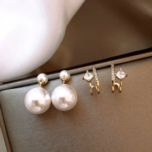 Colorful Gold bohemian pearl earrings - BlingVows - Best Imitation & Anti Tarnish Jewelry Wholesaler