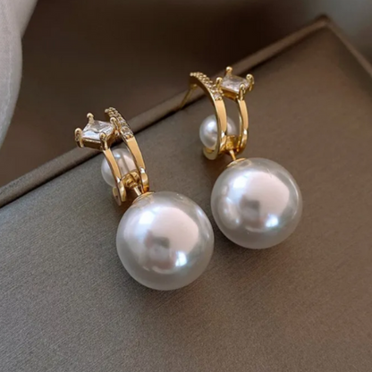 Colorful Gold bohemian pearl earrings - BlingVows - Best Imitation & Anti Tarnish Jewelry Wholesaler