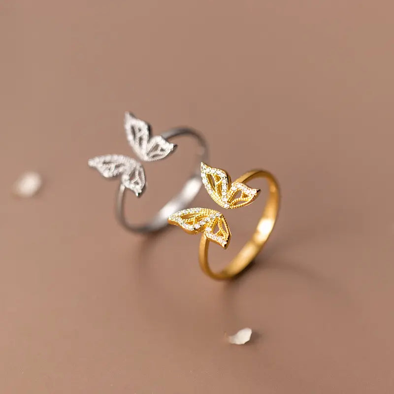 Enchanted Butterfly Ring – A Symbol of Grace & Beauty! - BlingVows - Best Imitation & Anti Tarnish Jewelry Wholesaler