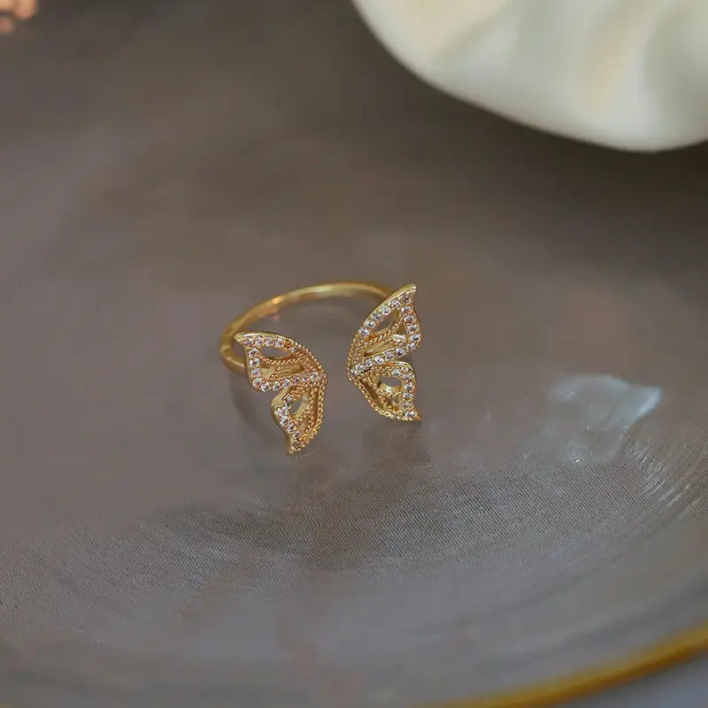 Enchanted Butterfly Ring – A Symbol of Grace & Beauty! - BlingVows - Best Imitation & Anti Tarnish Jewelry Wholesaler