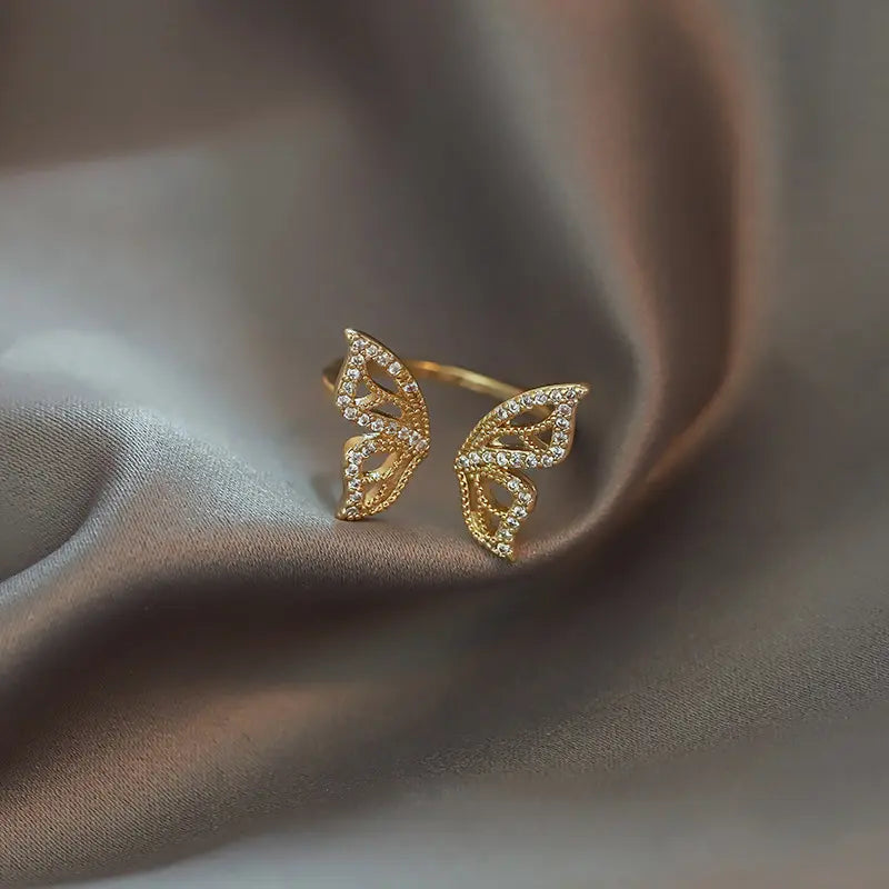 Enchanted Butterfly Ring – A Symbol of Grace & Beauty! - BlingVows - Best Imitation & Anti Tarnish Jewelry Wholesaler