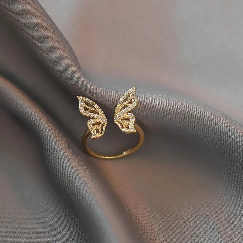Enchanted Butterfly Ring – A Symbol of Grace & Beauty! - BlingVows - Best Imitation & Anti Tarnish Jewelry Wholesaler