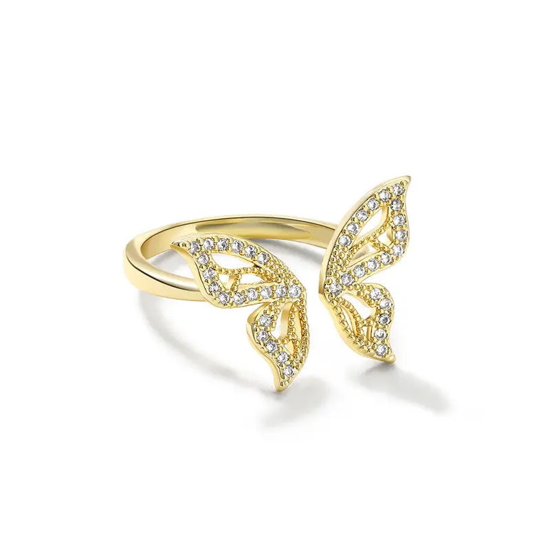 Enchanted Butterfly Ring – A Symbol of Grace & Beauty! - BlingVows - Best Imitation & Anti Tarnish Jewelry Wholesaler