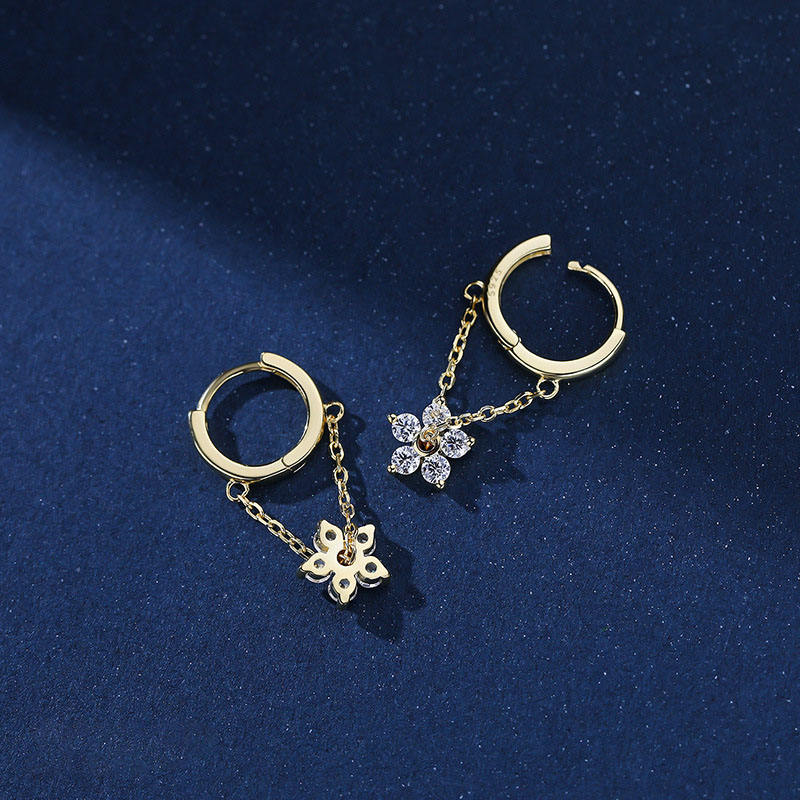 Dainty Floral Drop Earrings