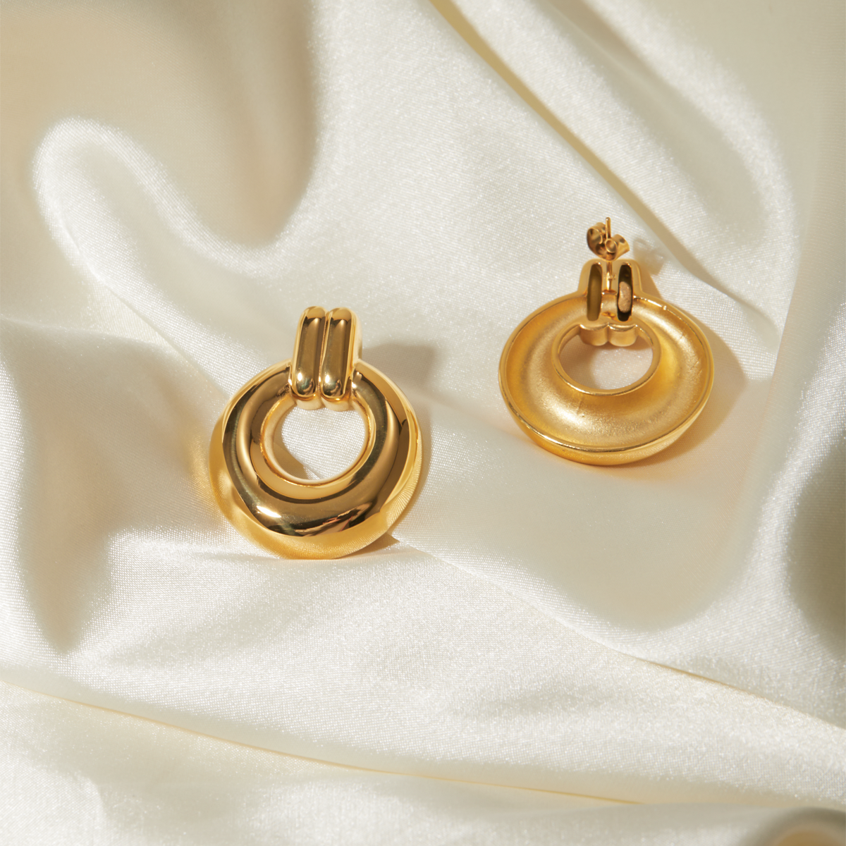 Golden Aura Hoops