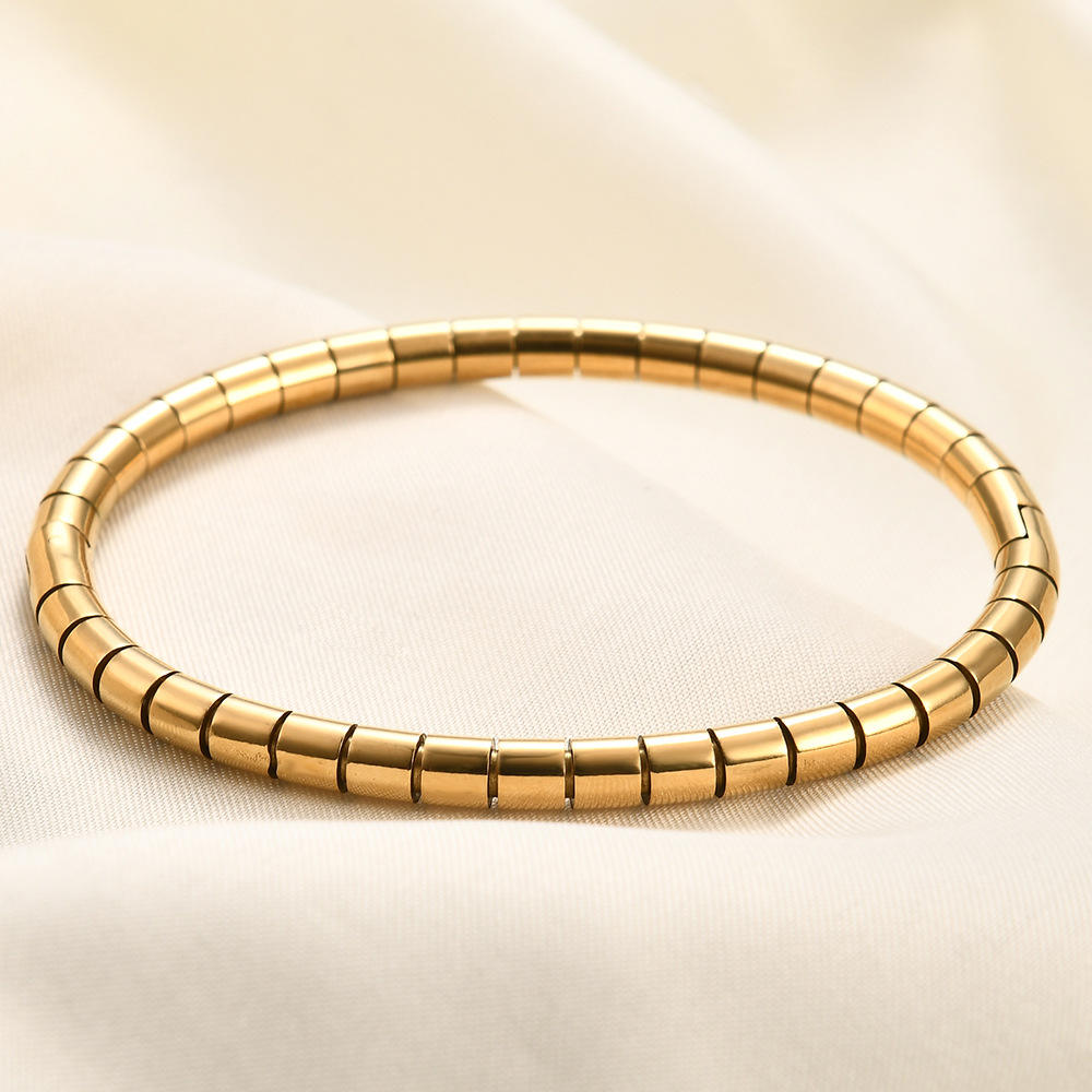 Golden Serpent Luxe Bracelet