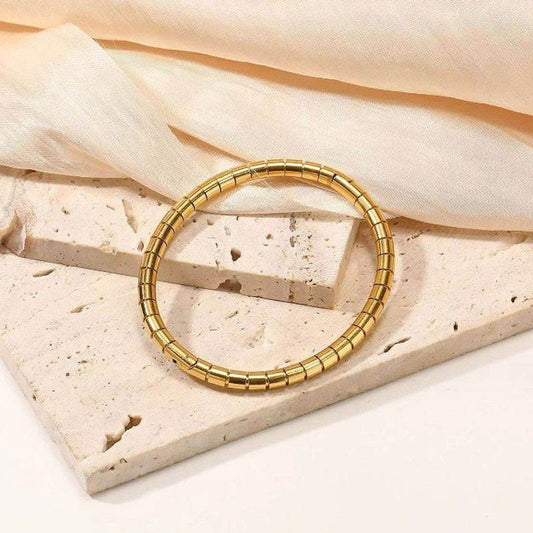 Golden Serpent Luxe Bracelet