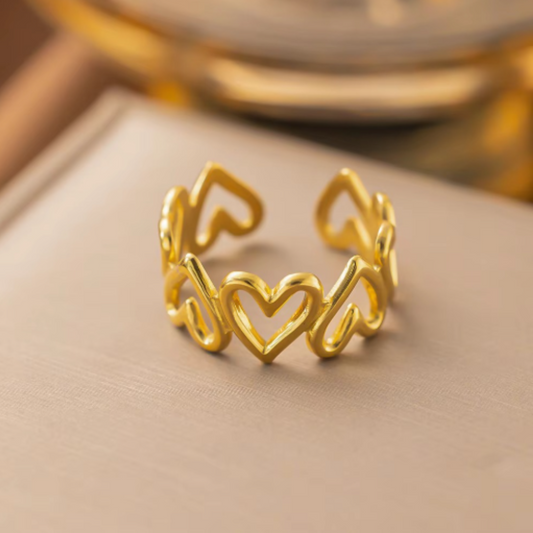 Heart Loop Ring - BlingVows - Best Imitation & Anti Tarnish Jewelry Wholesaler