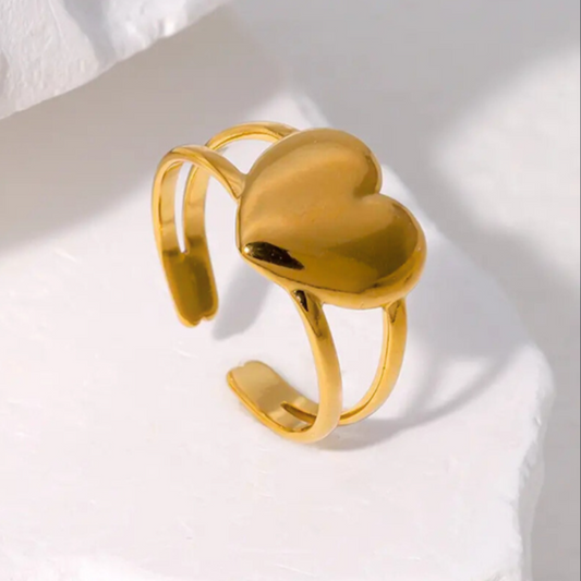 Love Heart Ring - BlingVows - Best Imitation & Anti Tarnish Jewelry Wholesaler