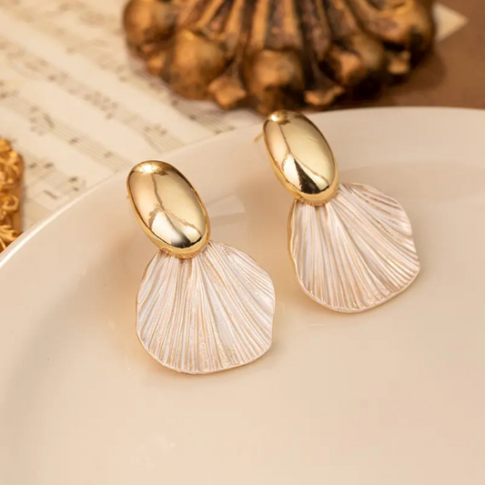 Metal Shell Earrings - BlingVows - Best Imitation & Anti Tarnish Jewelry Wholesaler