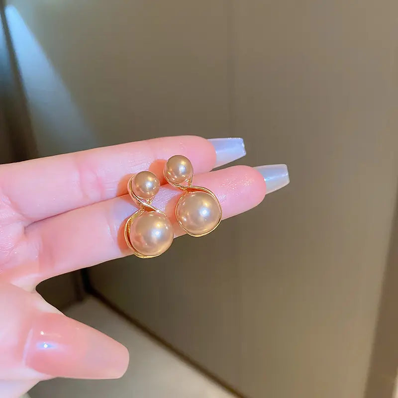 Pearl Earrings Women Pearls Stud Earrings - BlingVows - Best Imitation & Anti Tarnish Jewelry Wholesaler