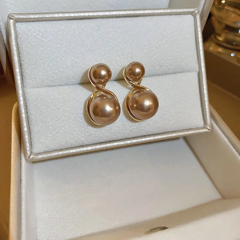 Pearl Earrings Women Pearls Stud Earrings - BlingVows - Best Imitation & Anti Tarnish Jewelry Wholesaler