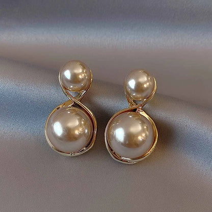 Pearl Earrings Women Pearls Stud Earrings - BlingVows - Best Imitation & Anti Tarnish Jewelry Wholesaler
