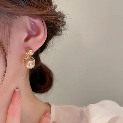 Pearl Earrings Women Pearls Stud Earrings - BlingVows - Best Imitation & Anti Tarnish Jewelry Wholesaler