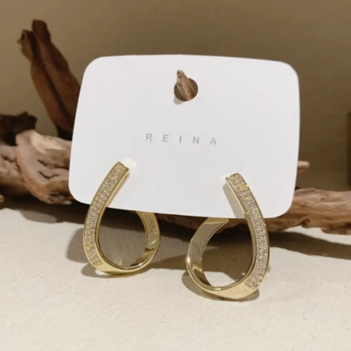 Trendy Geometric Diamond Earrings - BlingVows - Best Imitation & Anti Tarnish Jewelry Wholesaler