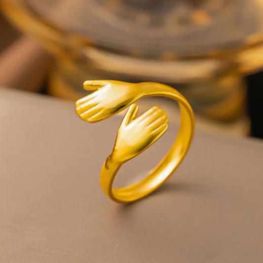 Trendy Hug Ring - BlingVows - Best Imitation & Anti Tarnish Jewelry Wholesaler
